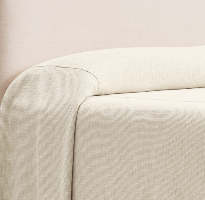 Cross Weave Cotton-linen Bed Cover