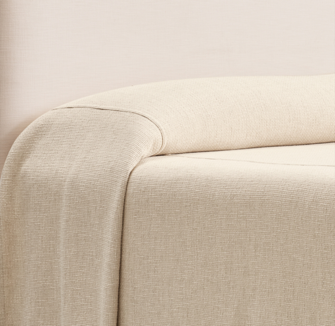 Cross Weave Cotton-linen Bed Cover