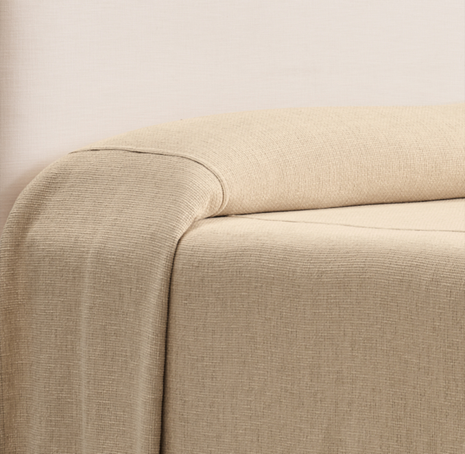 Cross Weave Cotton-linen Bed Cover