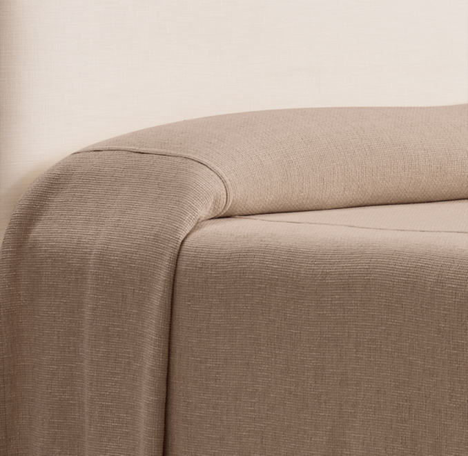 Cross Weave Cotton-linen Bed Cover