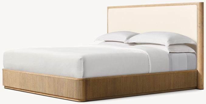 Cambria Fabric Panel Bed