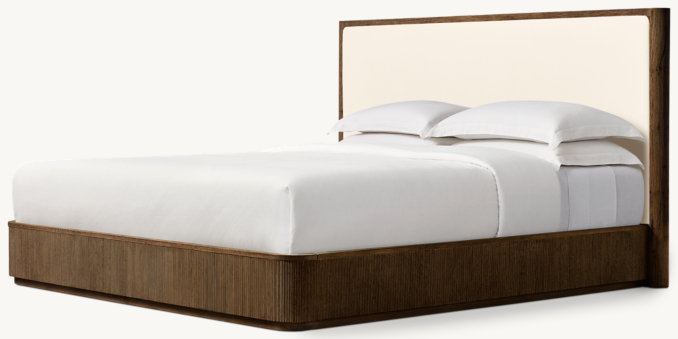 Cambria Fabric Panel Bed