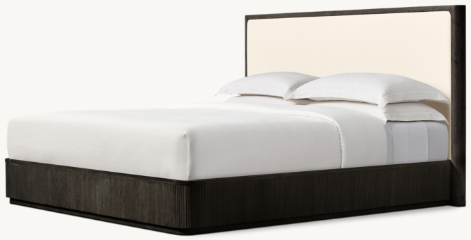 Shown in Natural Performance Linen Weave with Black Oak finish.