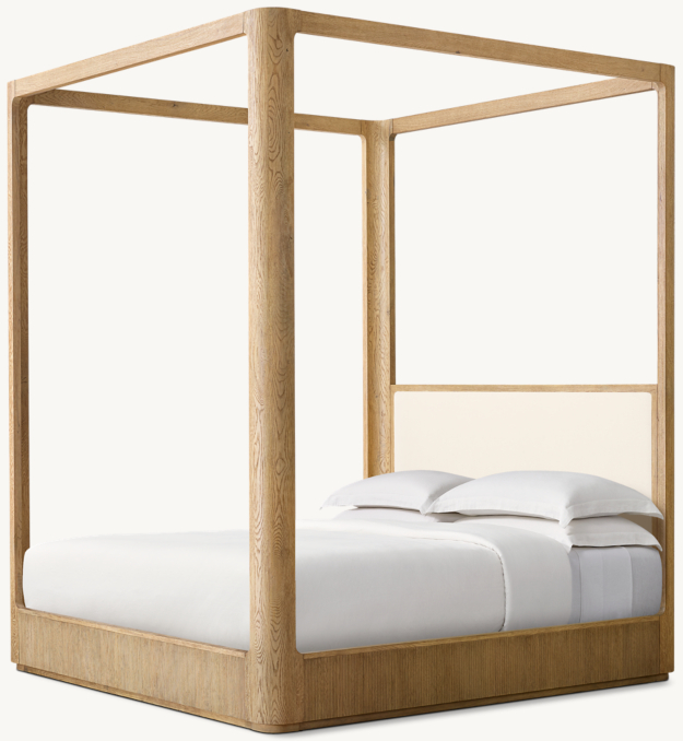 Cambria Fabric Canopy Bed