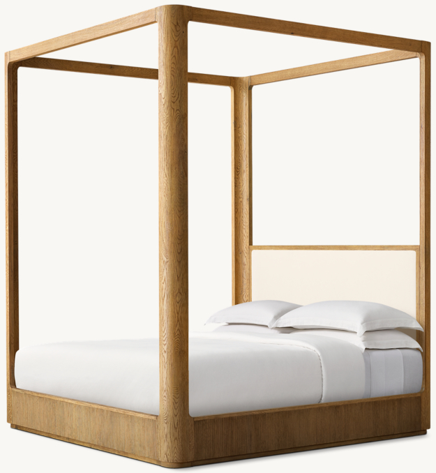 Cambria Fabric Canopy Bed