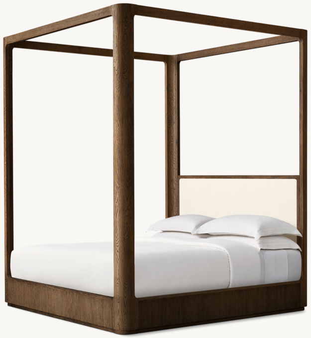 Cambria Fabric Canopy Bed