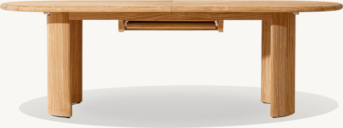 Striata Teak Extension Dining Table