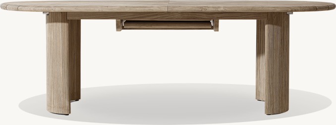 Striata Teak Extension Dining Table