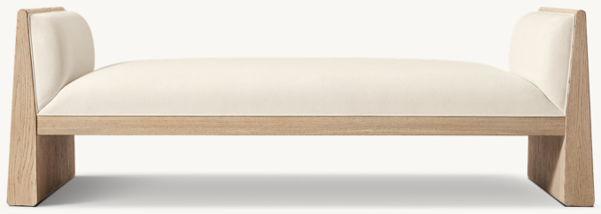 Shown in Natural Performance Linen Weave with Greige Oak finish.