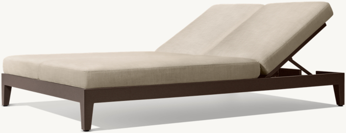 Balmain Aluminum Double Chaise