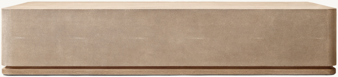 Ligné Shagreen Rectangular Plinth Coffee Table