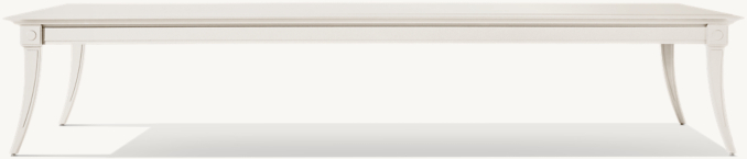 Klismos Rectangular Coffee Table