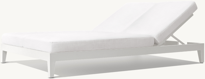 Balmain Aluminum Double Chaise