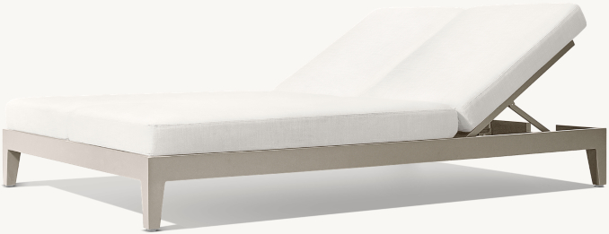 Balmain Aluminum Double Chaise