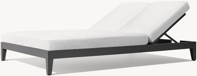 Balmain Aluminum Double Chaise