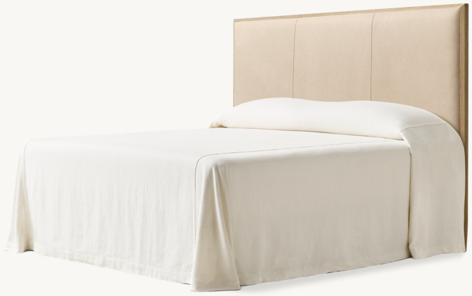 Shown in Italian Cavallino Ivory with Greige Oak finish.