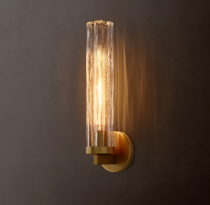 Shown in Lacquered Burnished Brass.
