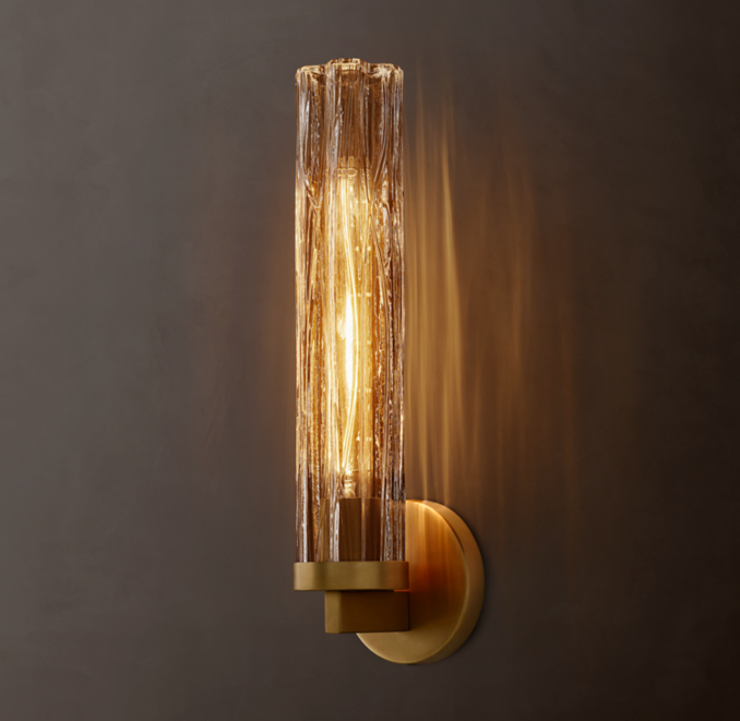 Shown in Lacquered Burnished Brass.