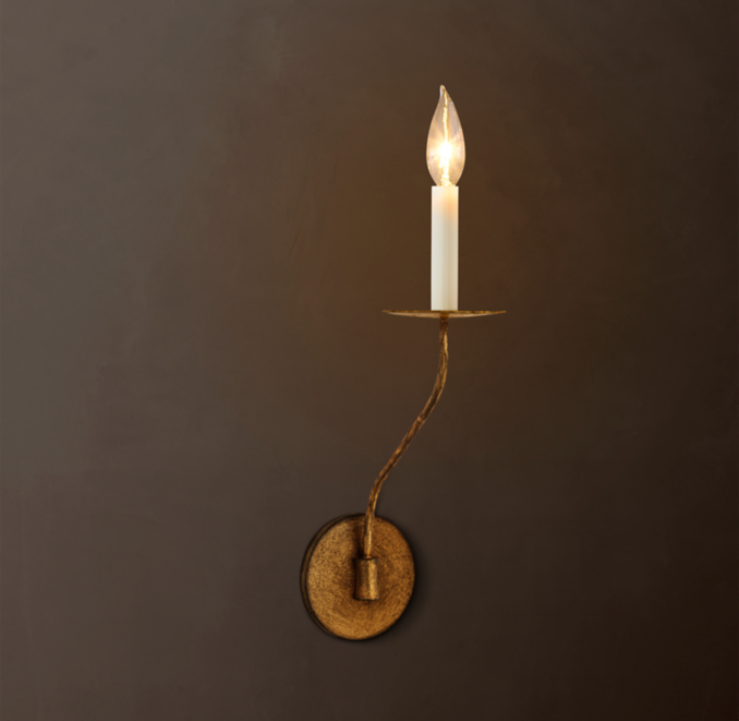 Shown in Gilded Iron.