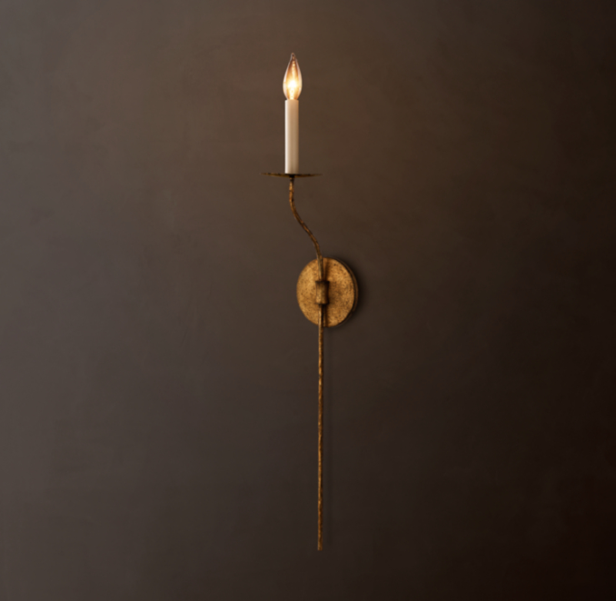 Shown in Gilded Iron.