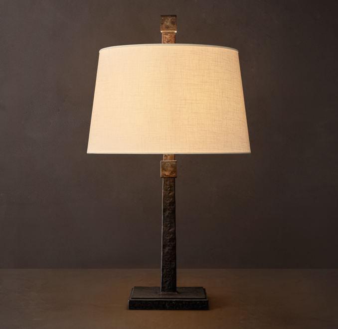 24" lamp shown in Iron.
