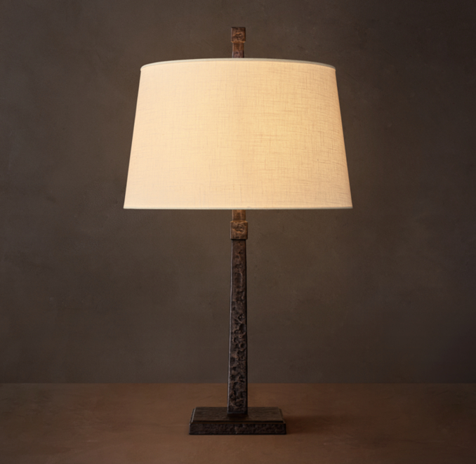30" lamp shown in Iron.