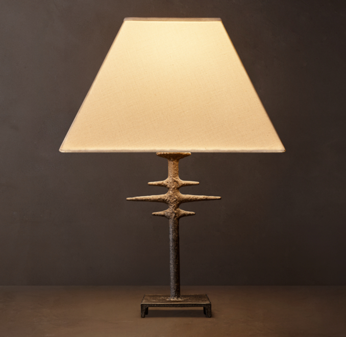 18" lamp shown in Iron.
