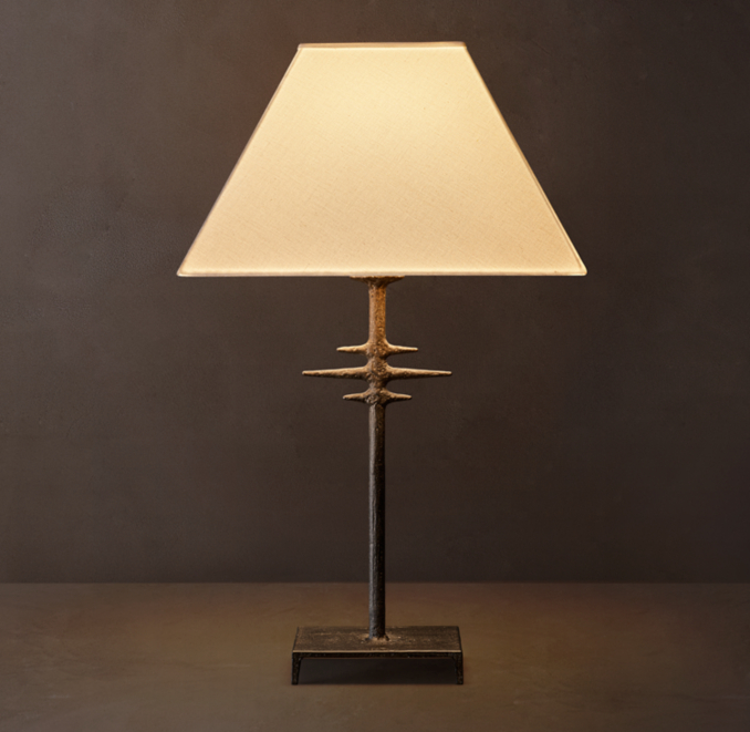 24" lamp shown in Iron.