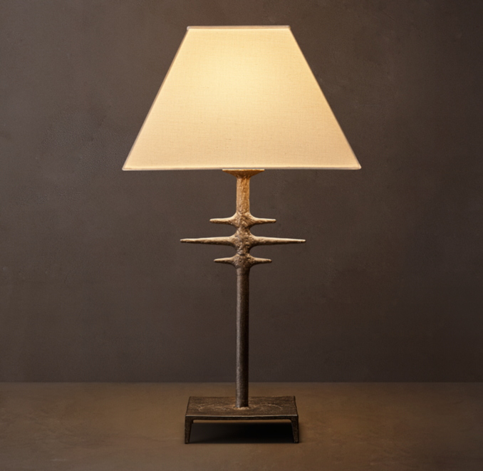 30" lamp shown in Iron.