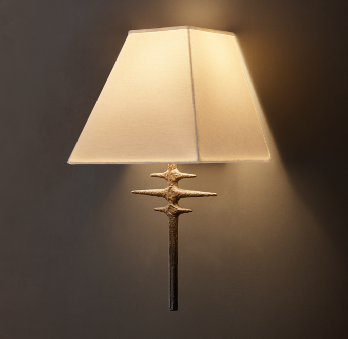 Shown in Lacquered Burnished Brass.