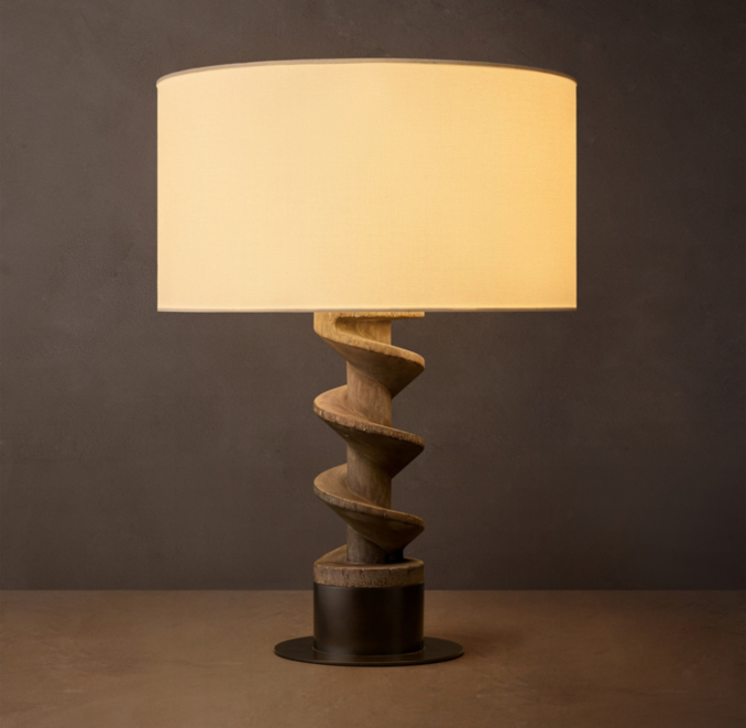 Corkscrew Table Lamp