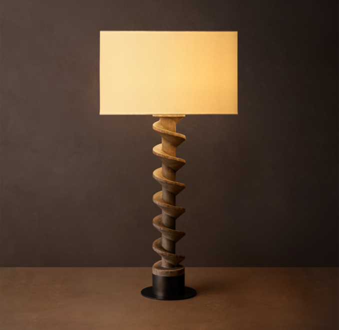 Corkscrew Table Lamp