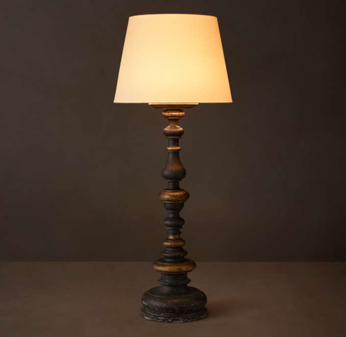 Grand Baroque Baluster Floor Lamp