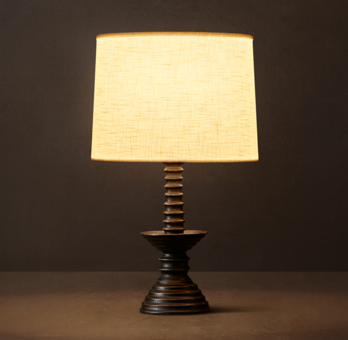 18" lamp shown in Black Oak.