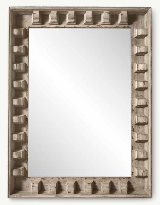 Shown in Antiqued White.