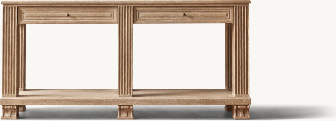 Mayfair Console Table with Drawers | RH