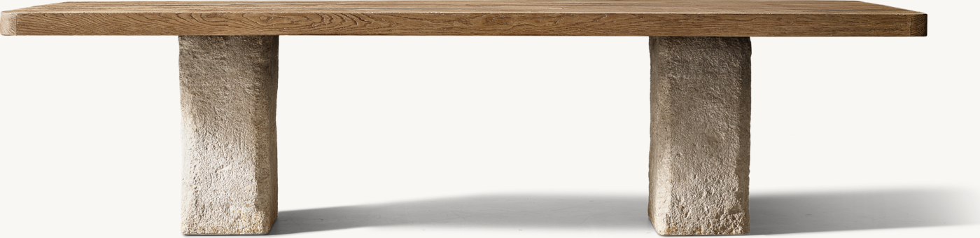 Lourdes Rectangular Dining Table by RH