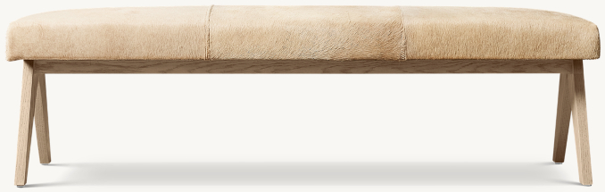 Jakob Hair-on-Hide Bench