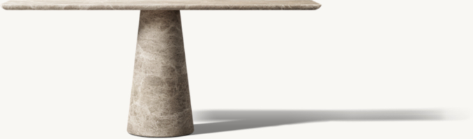72" console table shown in Grey Emperador Marble.