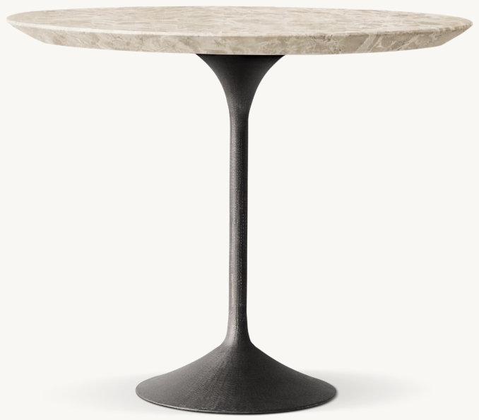 Shown in Grey Emperador Marble/Cast Iron.