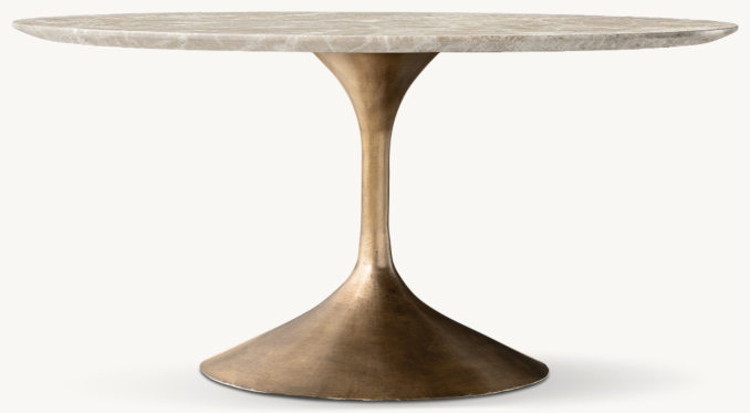 Shown in Grey Emperador Marble/Antiqued Brass.