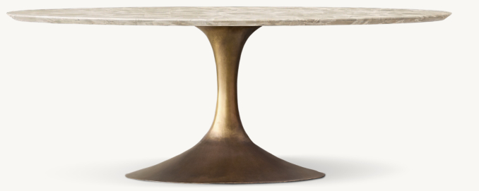 Shown in Grey Emperador Marble/Antiqued Brass.