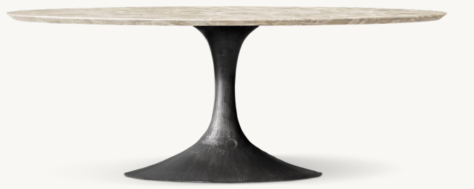 Shown in Grey Emperador Marble/Cast Iron.