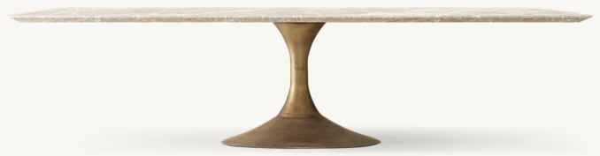 Shown in Grey Emperador Marble/Antiqued Brass.