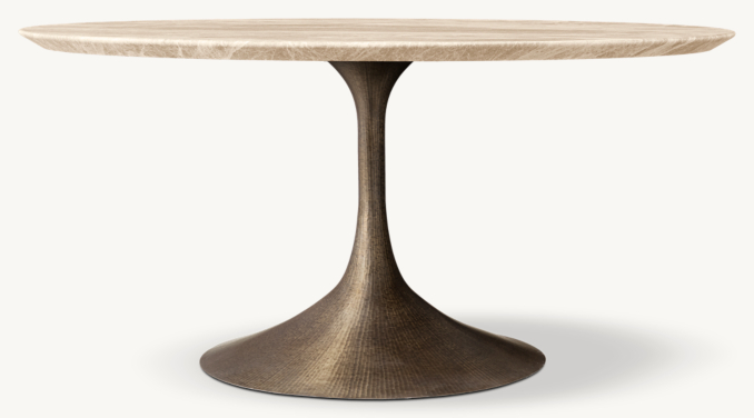 Shown in Crema Emperador Marble/Warm Bronze.