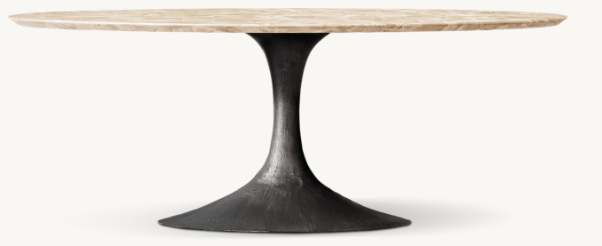 Shown in Crema Emperador Marble/Cast Iron.