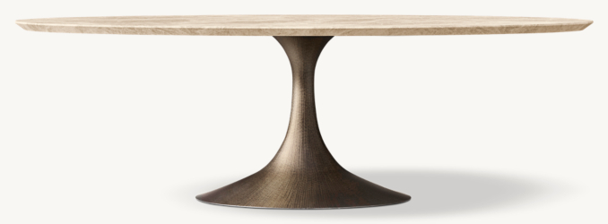 Shown in Crema Emperador Marble/Warm Bronze.