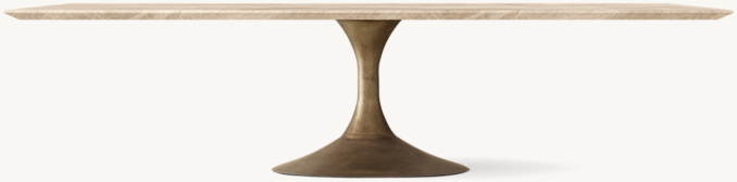 Shown in Crema Emperador Marble/Antiqued Brass.