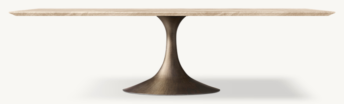 Shown in Crema Emperador Marble/Warm Bronze.