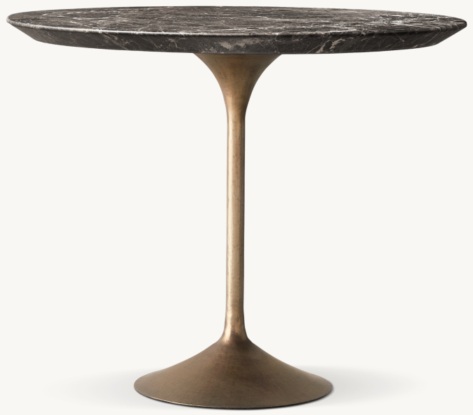 Shown in Black Emperador Marble/Antiqued Brass.
